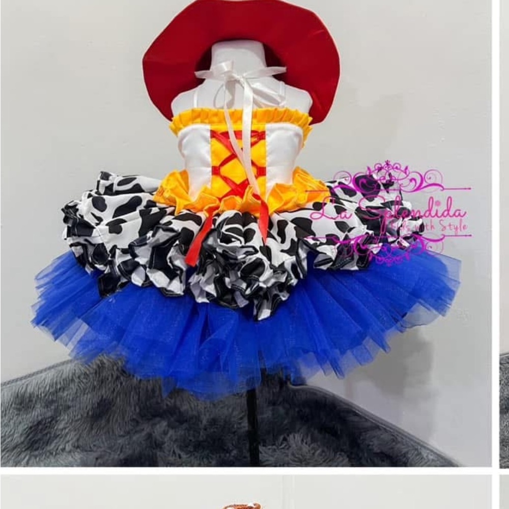 Kids Disney woody dress la splendida size 2/4 birthday custom